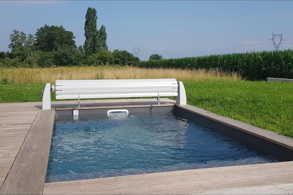 Maison Passive Avec Piscine Proche Colmar Logelheim Exterior foto
